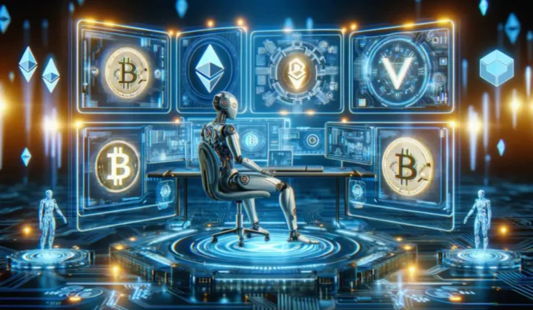 AI trading bot che analizza grafici crypto