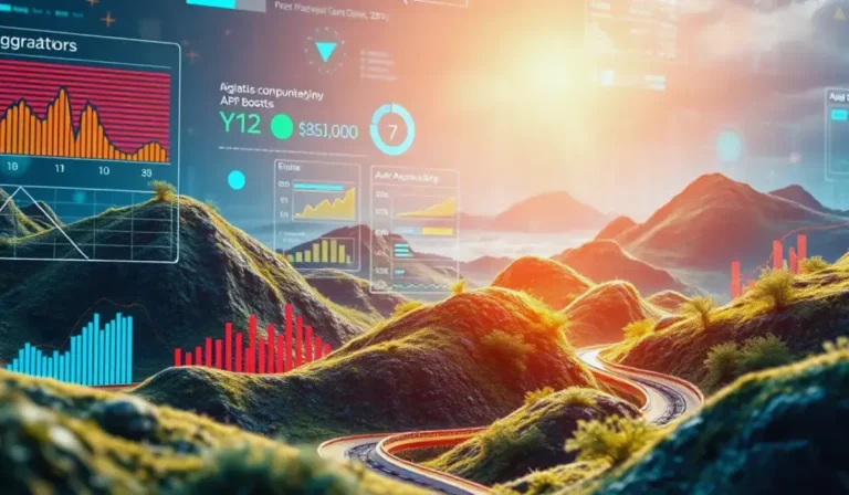 Illustrazione di strategie avanzate DeFi con flussi tra AMM, Aggregator e Yield Optimizer, grafici di concentrated liquidity e vault automatizzati