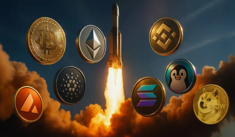 Gráfico de ciclos de dominancia Bitcoin y rotación hacia altcoins