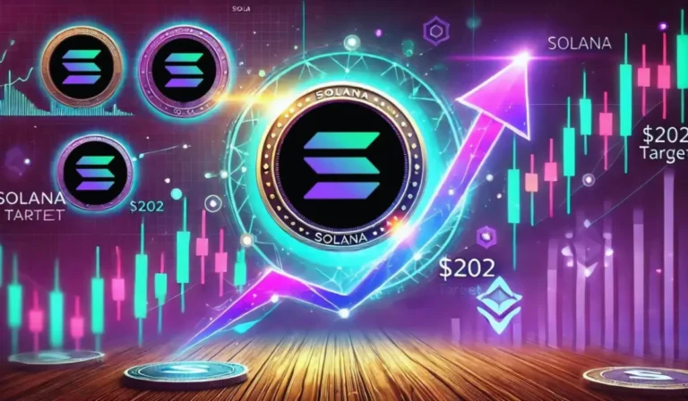 Ilustración futurista de rotación de altcoins en 2026