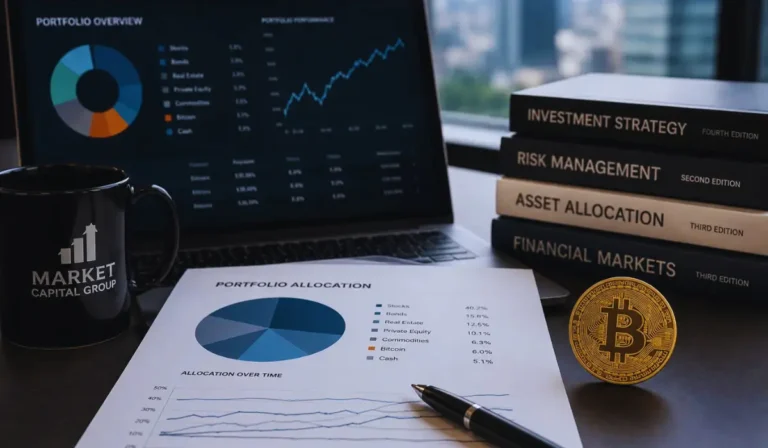 Cartera crypto diversificada gestionada mediante algoritmos inteligentes y análisis automatizado.